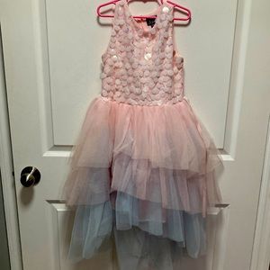 Pink and Violet formal dress Size 8 (girls)